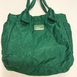 Marc by Marc Jacobs Green Quilted Medium Tote
